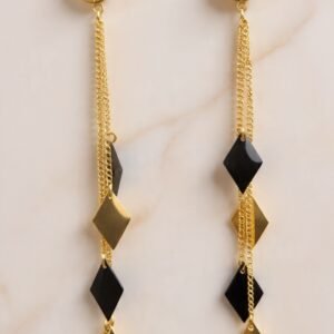 Imperial Roman Numeral Tessal Drops Earring
