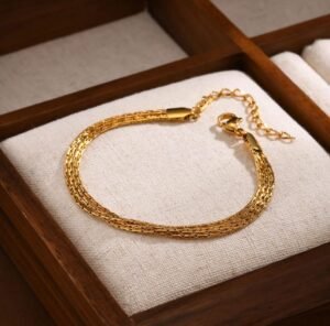 Luxe Layered Woven Bracelet