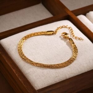 Luxe Layered Woven Bracelet