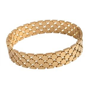 Matrix Gold Bangle