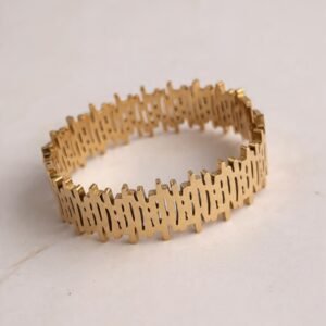 Soundwave Abstract Cuff