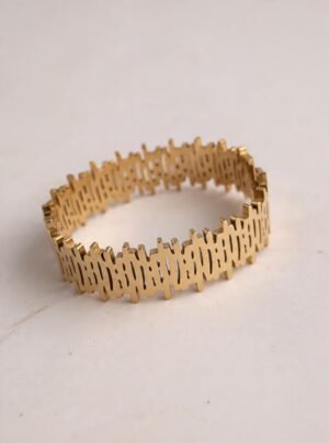 Soundwave Abstract Cuff