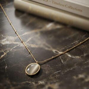 Vintage Oval Opal Pendant
