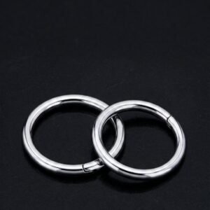 Crotino Everyday K Pop Small Silver Earrings