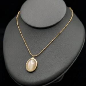 Vintage Oval Opal Pendant